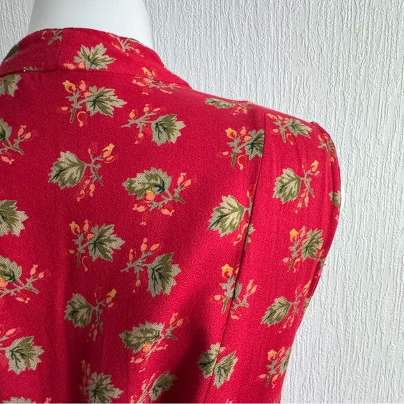 Vintage April Cornell Button Front Maxi Dress - Picture 5 of 8